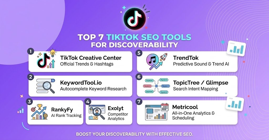 Top 7 TikTok SEO Tools